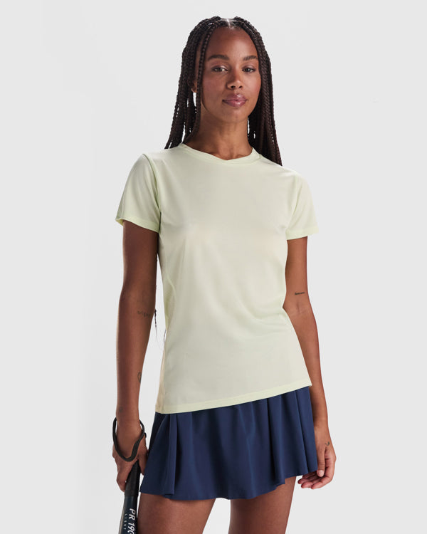 Tricou SLAM WOMAN verde mist - pe model