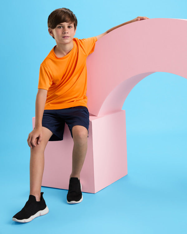 Tricou DAYTONA portocaliu - pe model