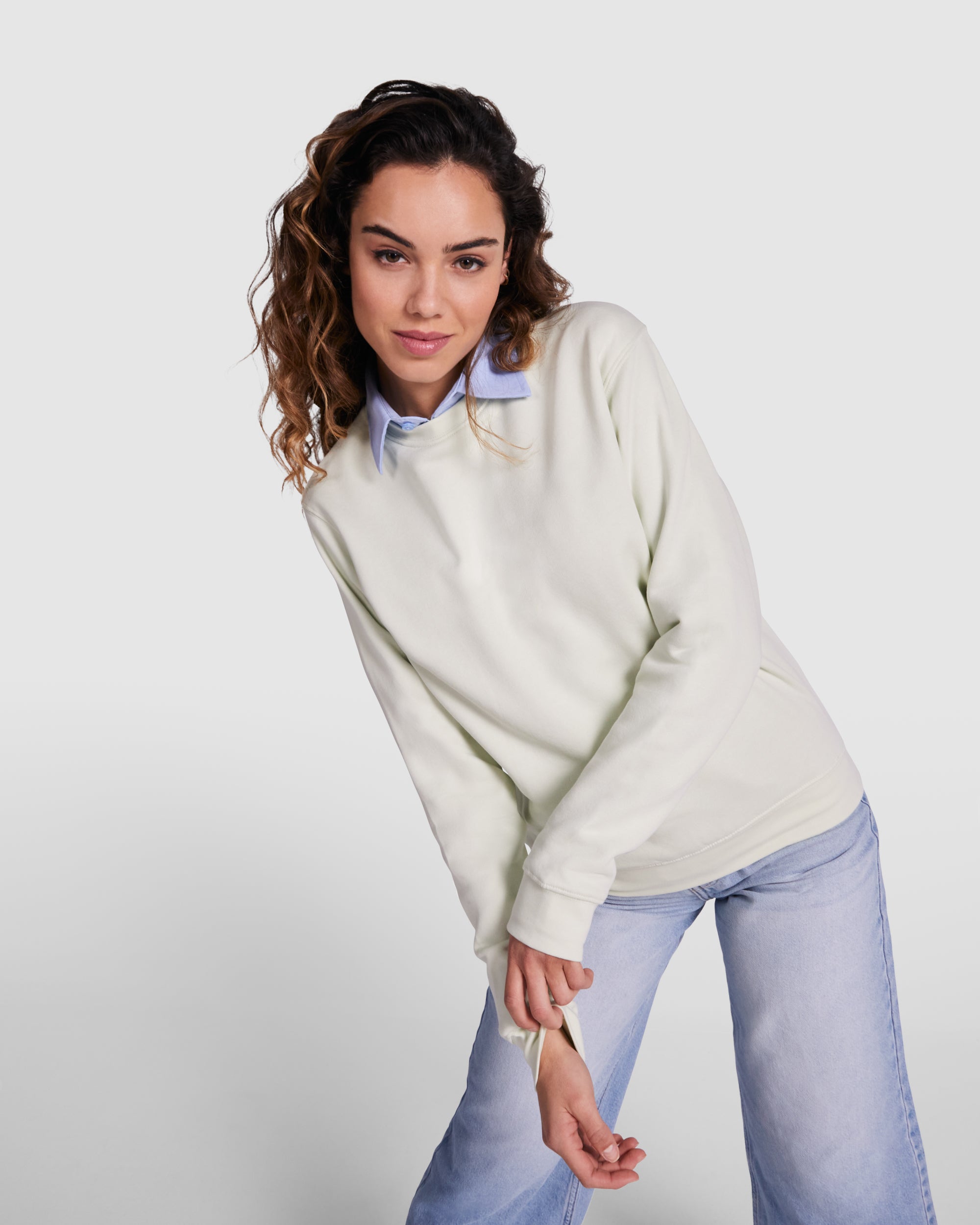 Bluza unisex cu guler rotund CLASICA