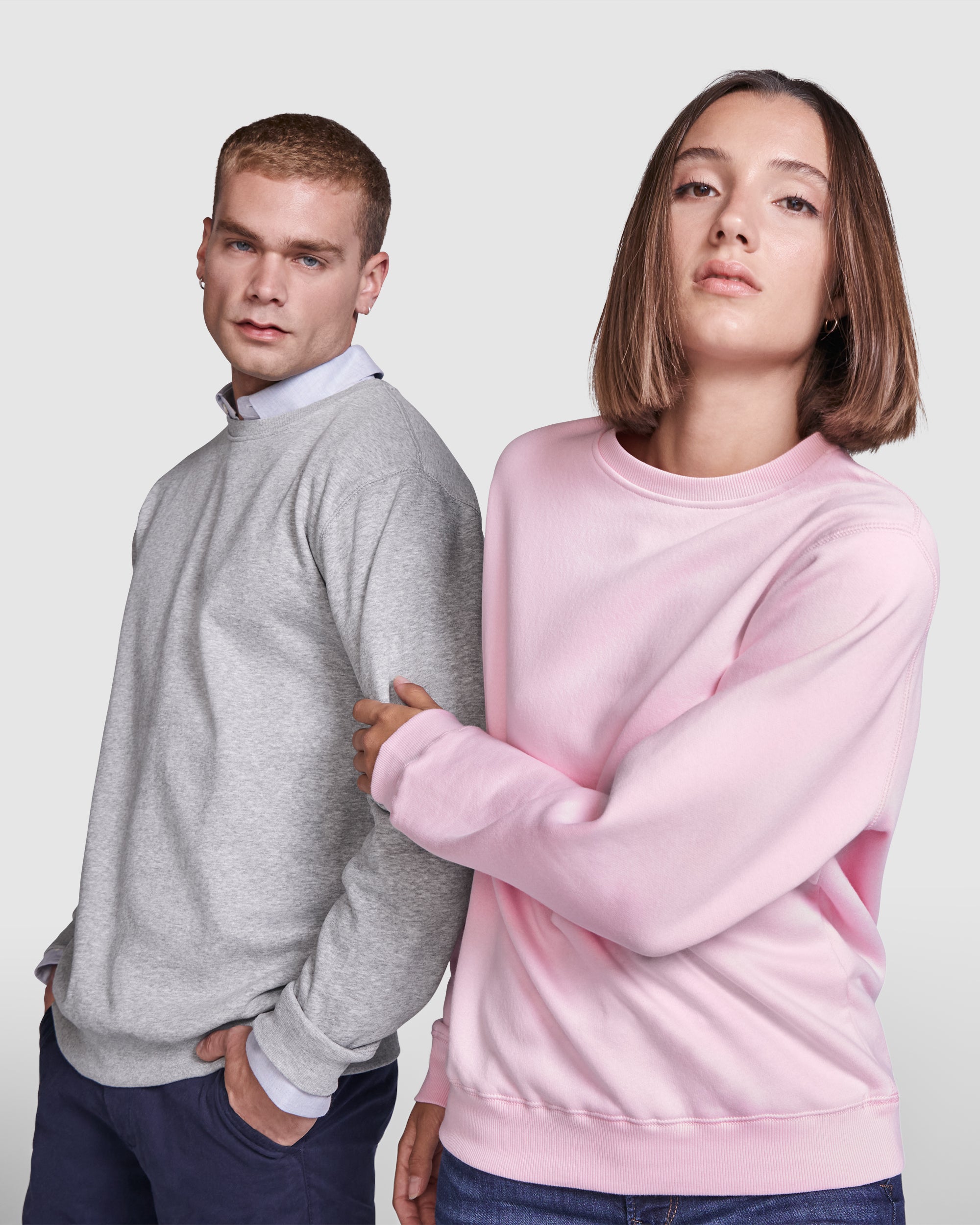 Bluza cu guler rotund bumbac organic BATIAN