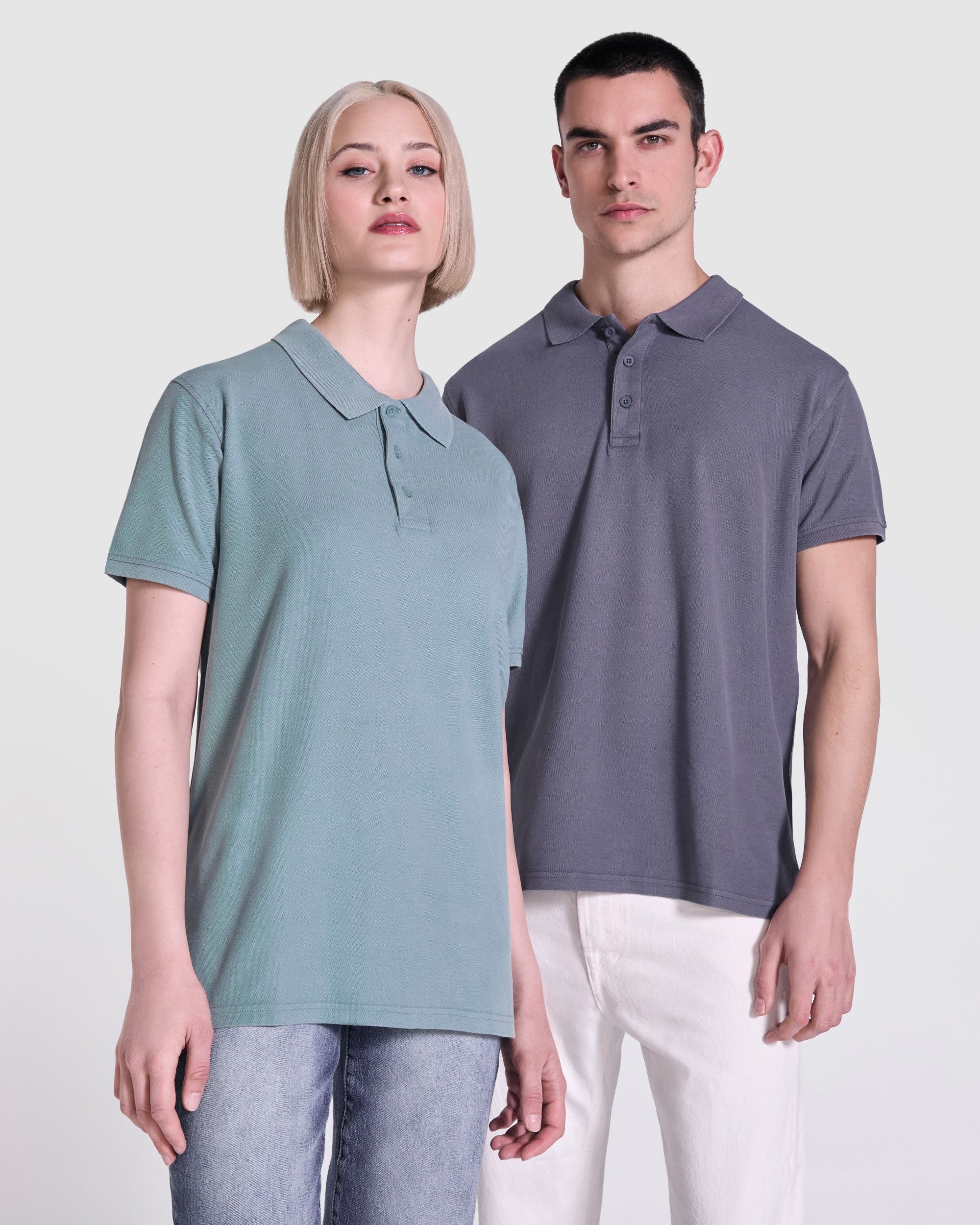 Tricou polo bumbac culori pastelate COBAIN