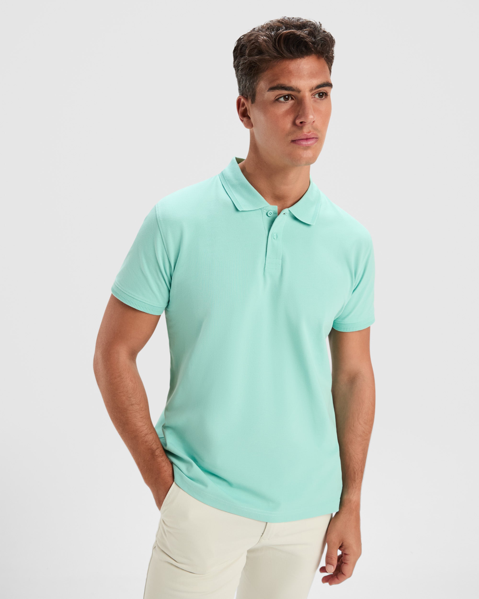 Tricou polo bumbac premium 210g WOS