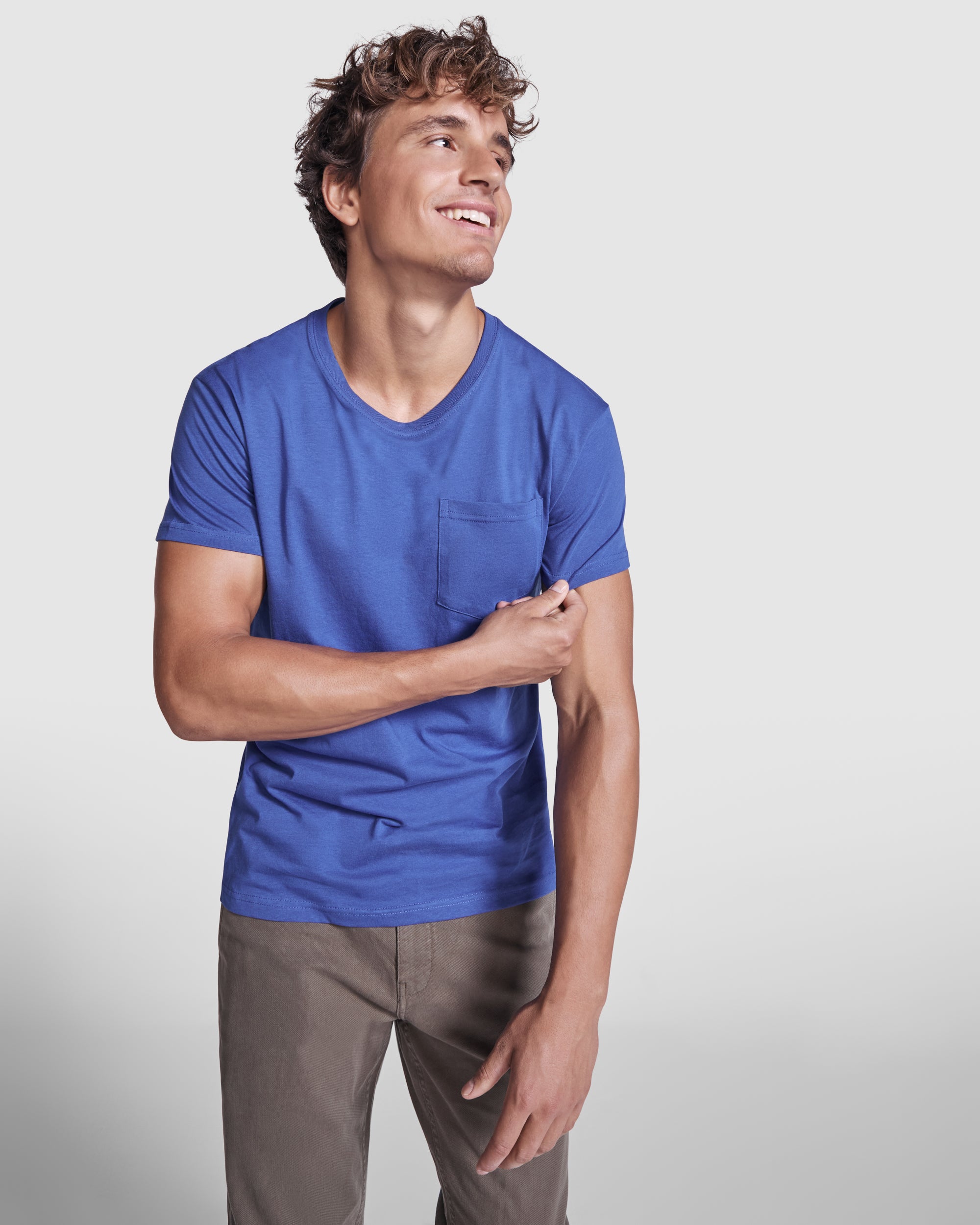 Tricou bumbac cu buzunar 160gsm TECKEL