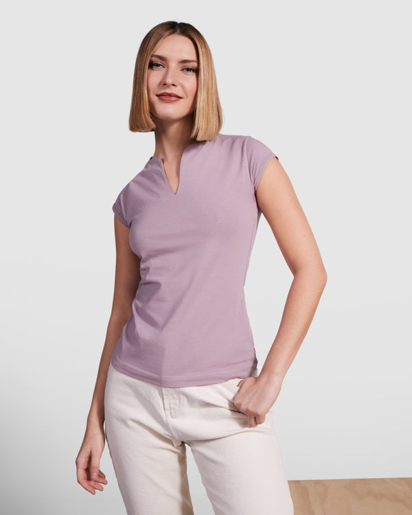 Tricou BELICE lavanda - pe model