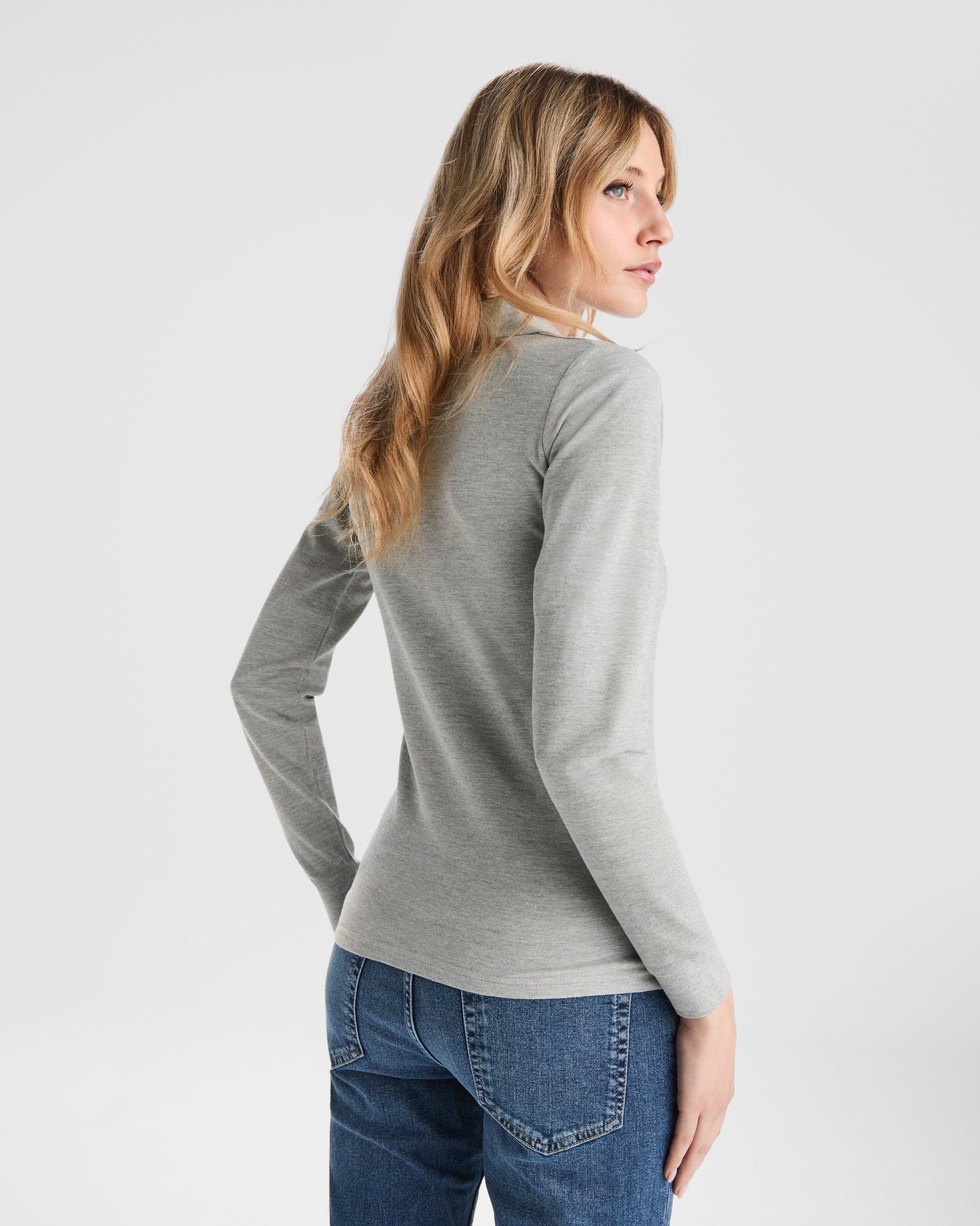 Tricou polo cu maneca lunga femei ESTRELLA WOMAN L/S