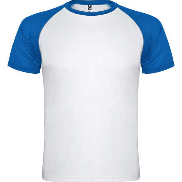 Tricou INDIANAPOLIS alb/albastru royal
