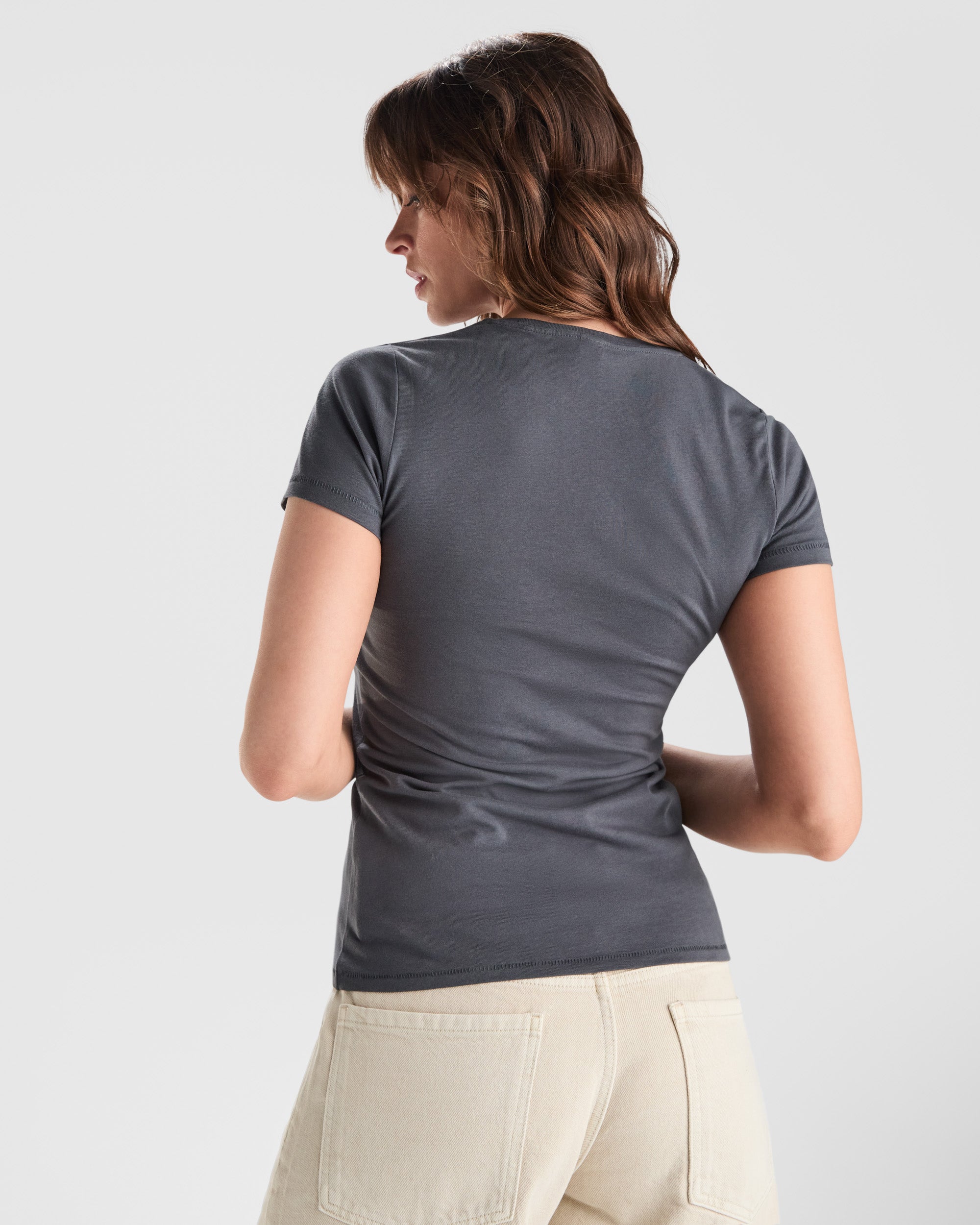 Tricou cambrat Bumbac Organic 160g GOLDEN WOMAN