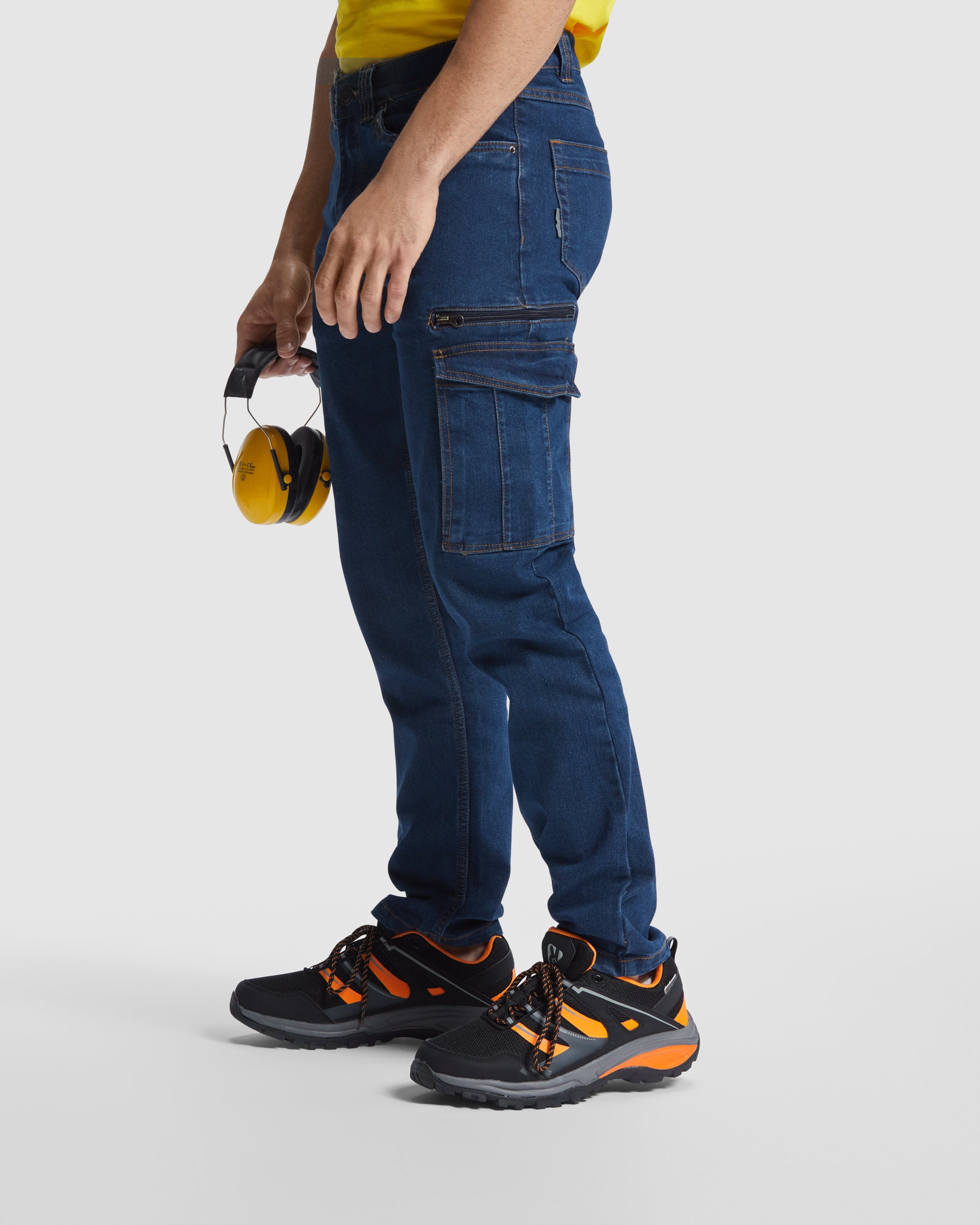 Pantaloni din denim cu buzunare laterale RAPTOR