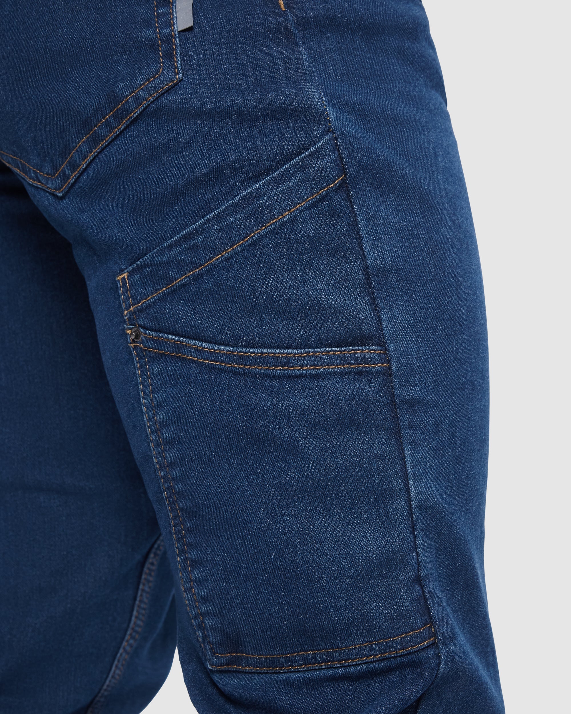 Pantaloni din denim cu buzunare laterale RAPTOR