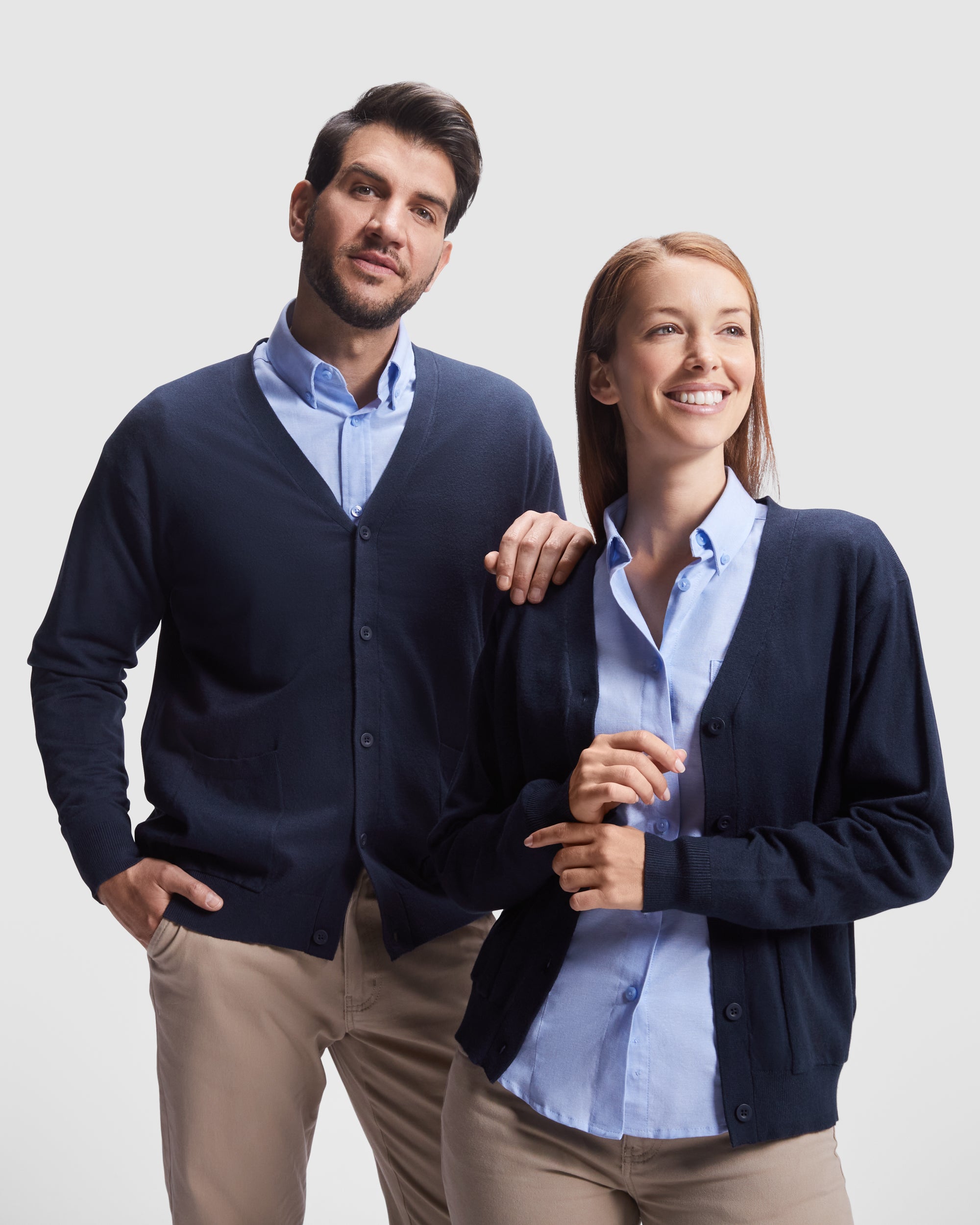 Bluza cardigan cambrata cu nasturi femei EXPLORER WOMAN