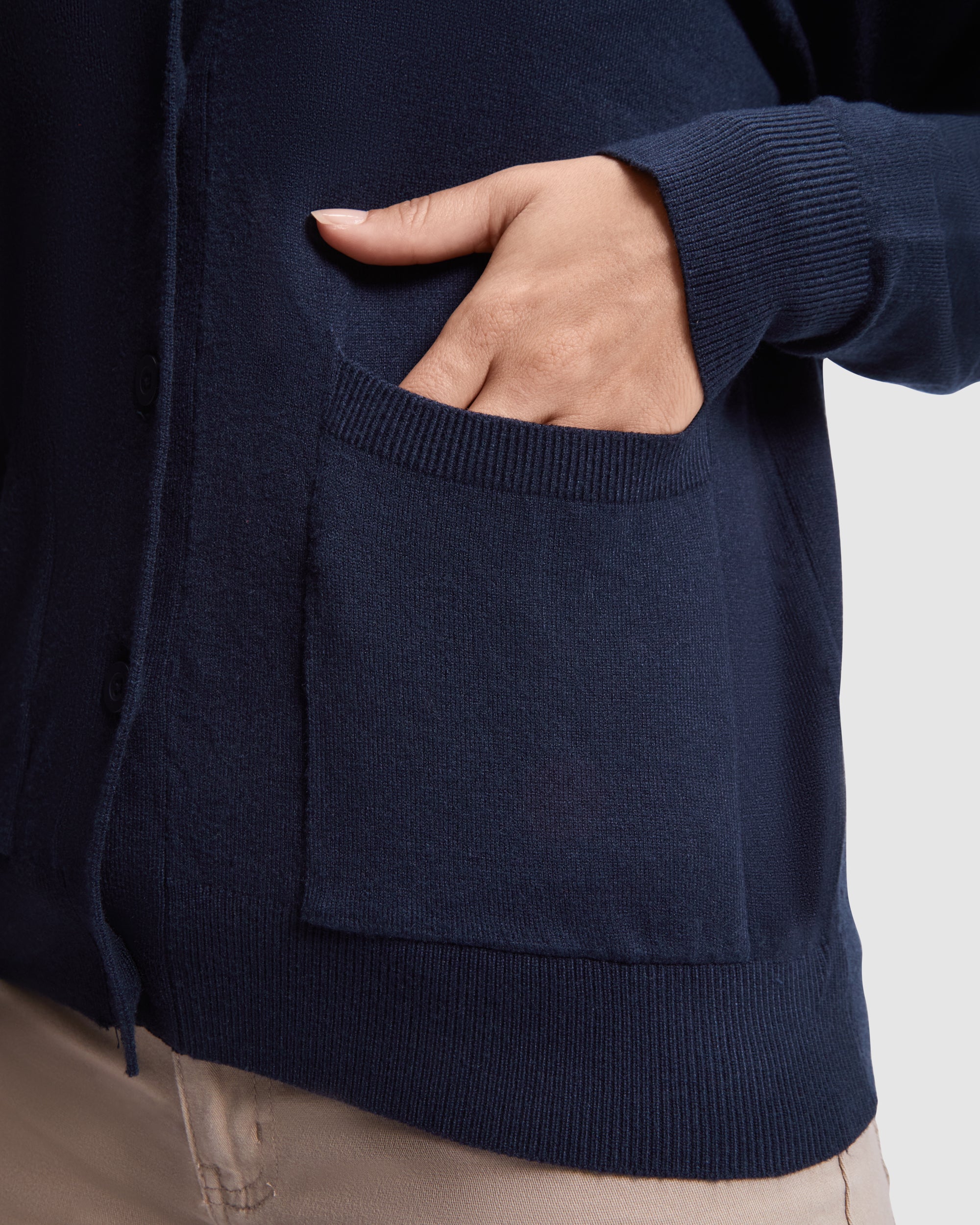 Bluza cardigan cambrata cu nasturi femei EXPLORER WOMAN