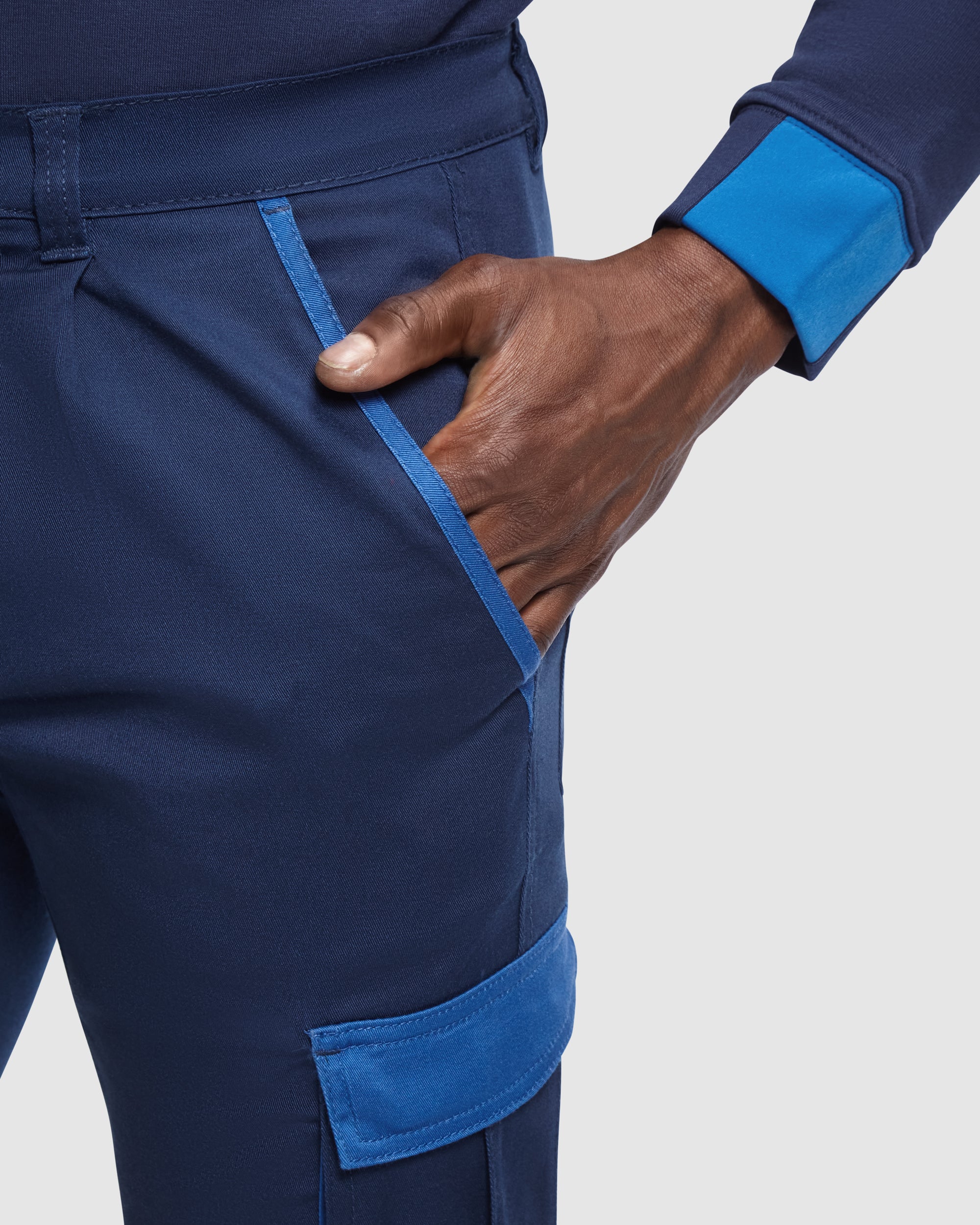 Pantaloni lungi in 2 culori cu buzunare laterale TROOPER