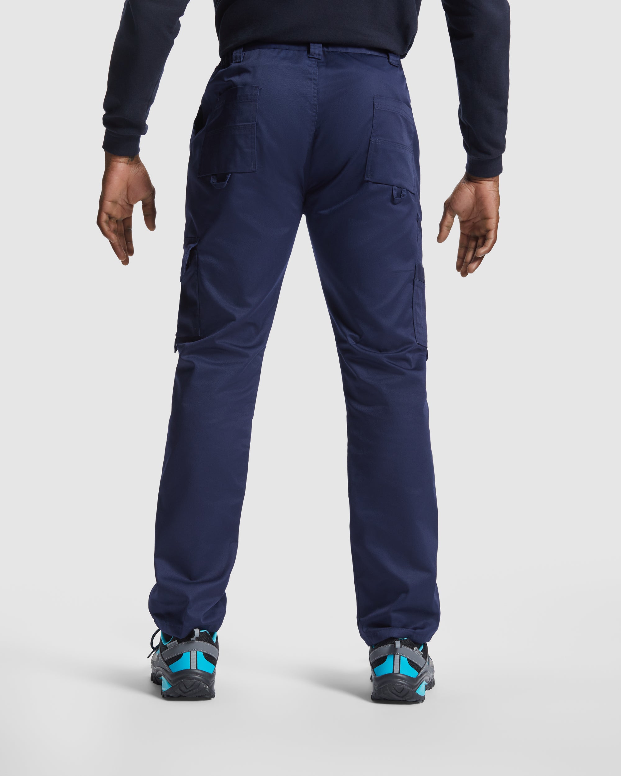 Pantaloni lungi cu intarituri la genunchi si buzunare laterale PROTECT