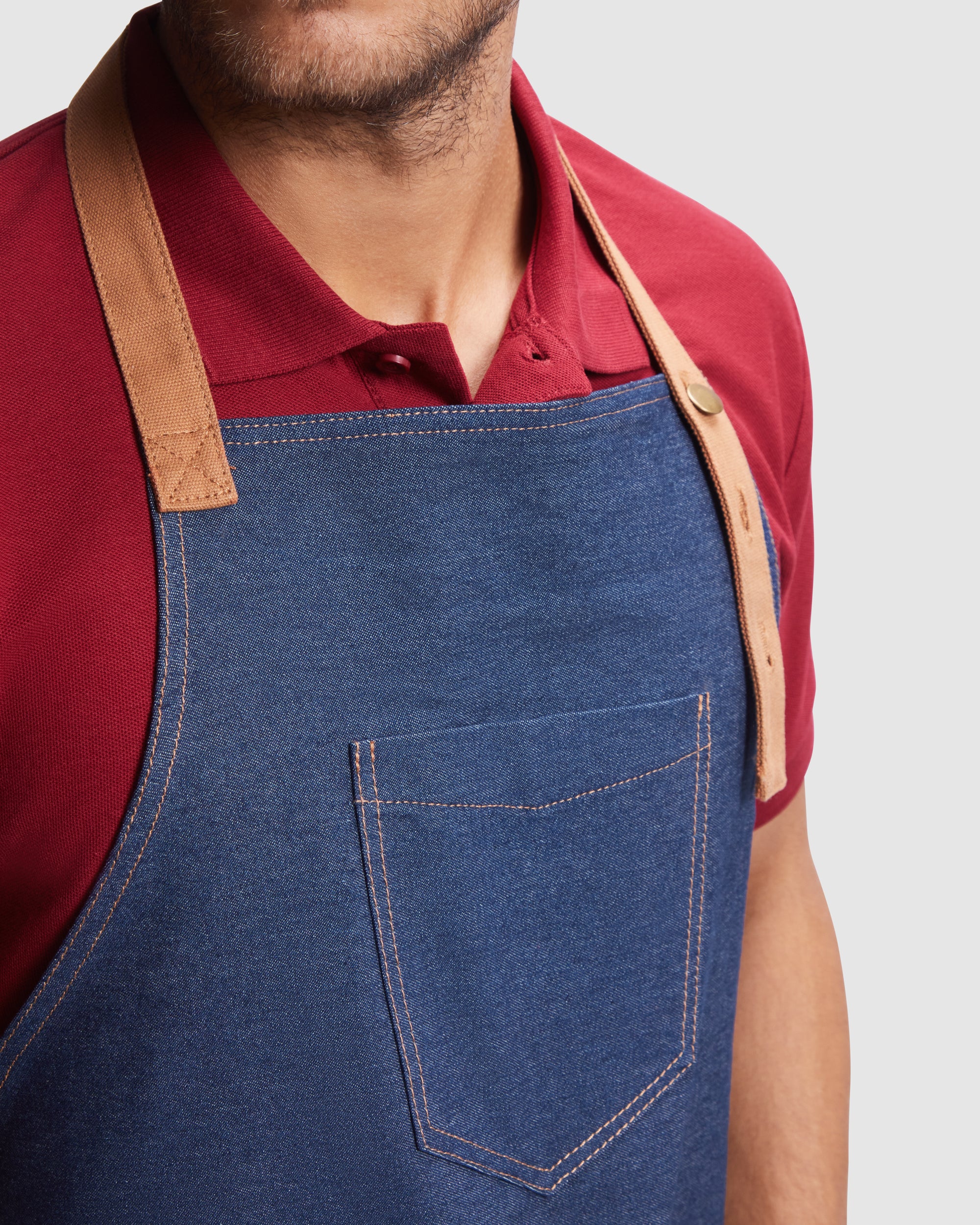 Sort lung din denim cu buzunare BATALI