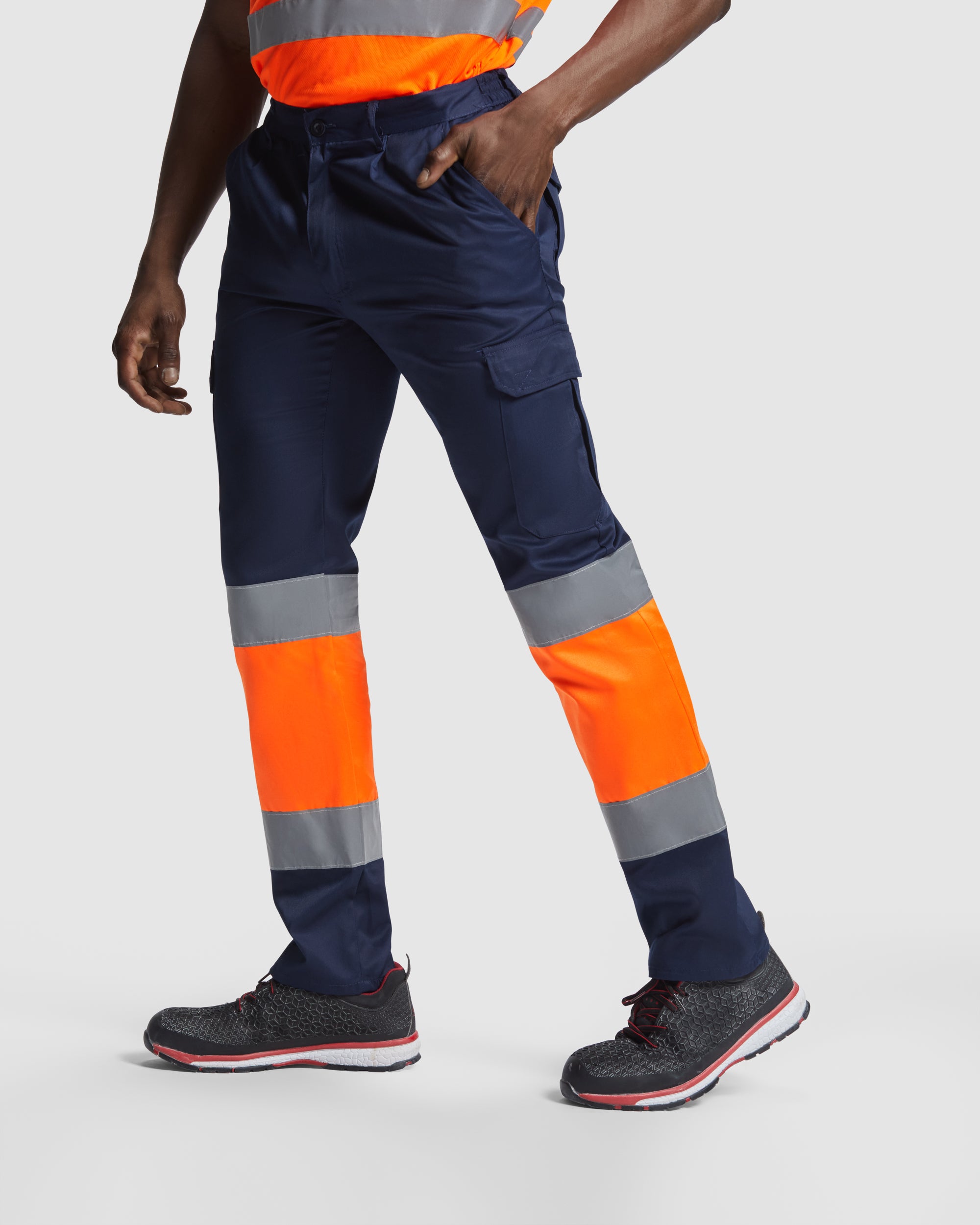 Pantaloni reflectorizanti cu buzunare laterale NAOS