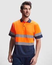 Tricou polo reflectorizant 170g POLARIS