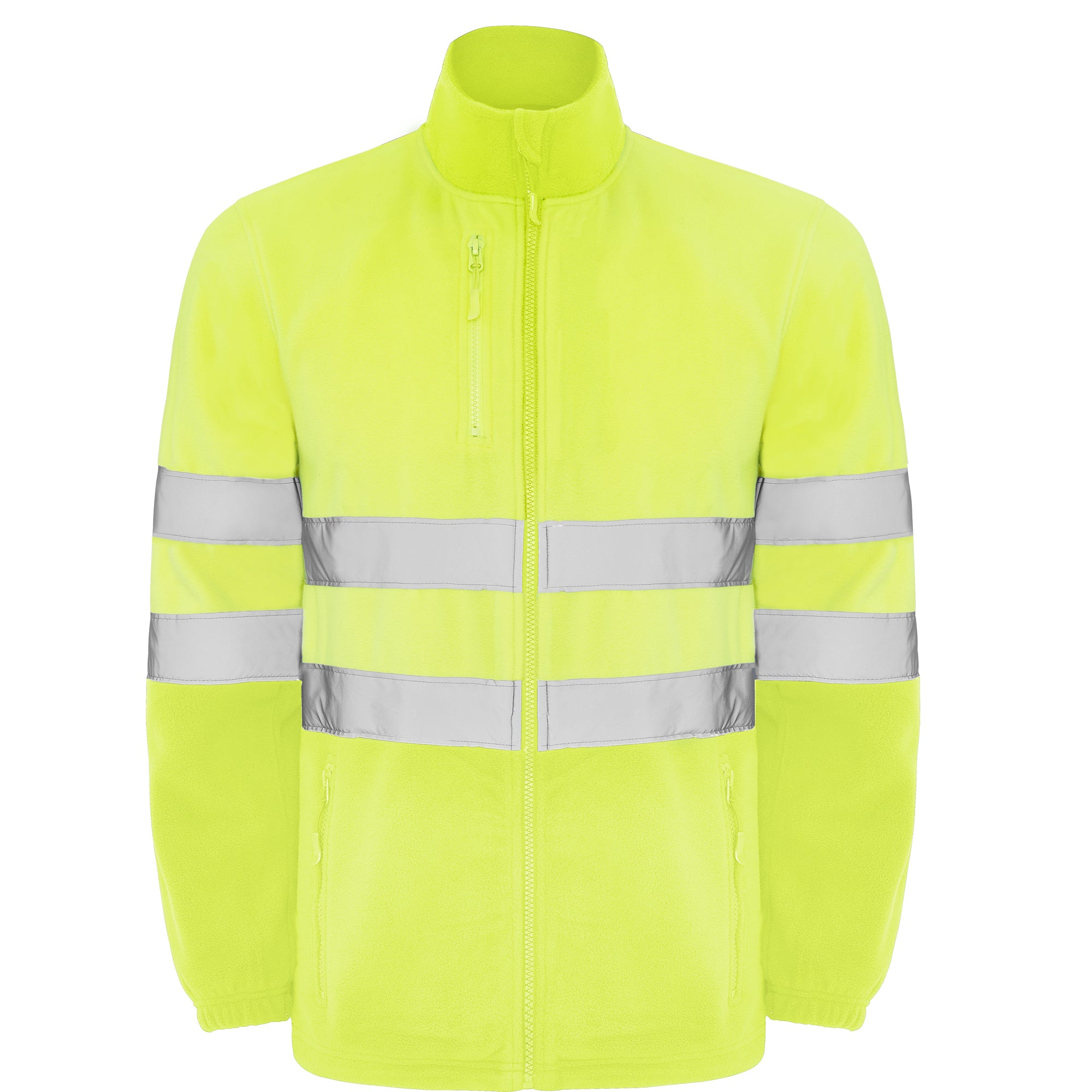 Jacheta fleece reflectorizanta cu fermoar ALTAIR