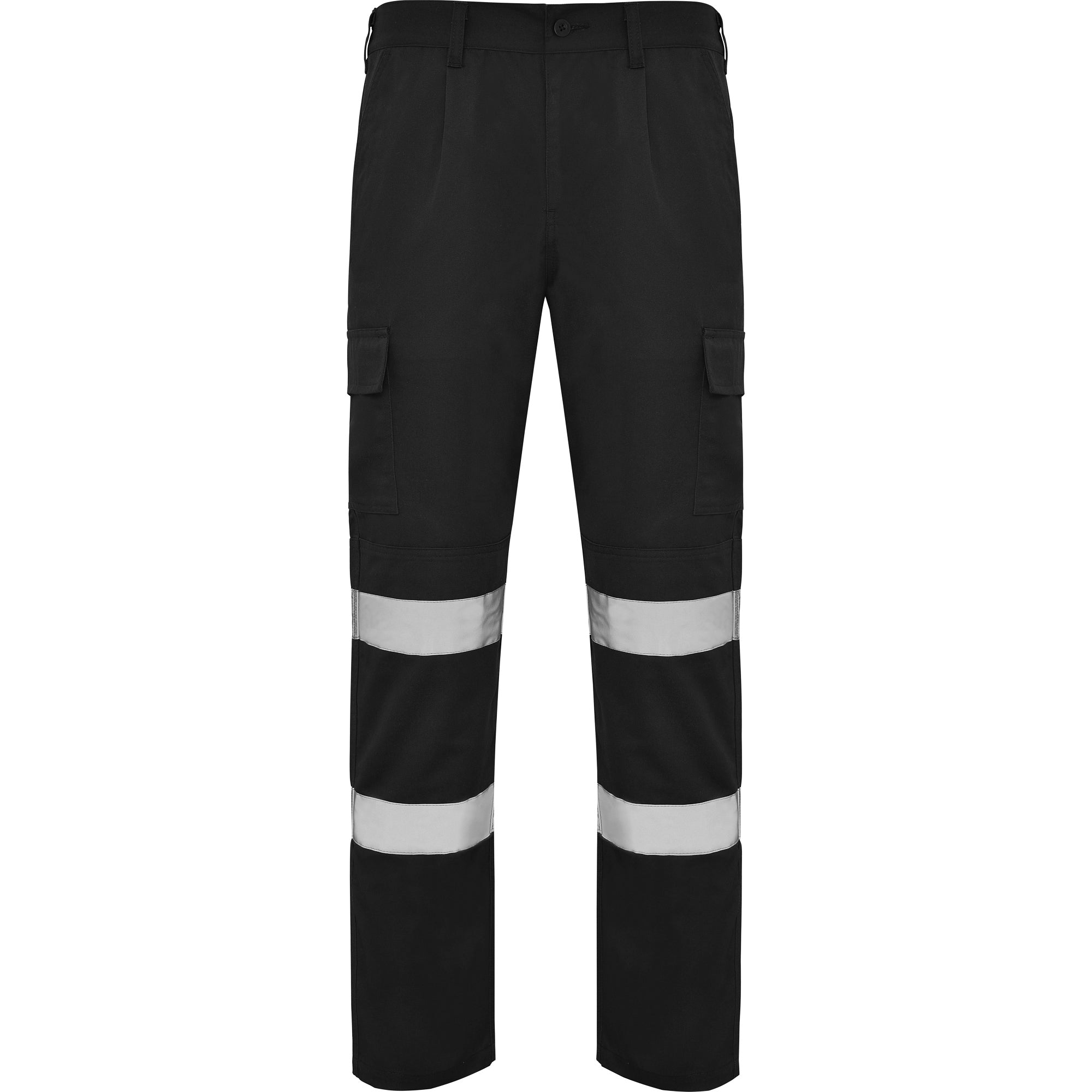 Pantaloni cu benzi reflectorizante si buzunare laterale DAILY HV
