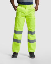 Pantaloni reflectorizanti cu buzunare laterale ALFA