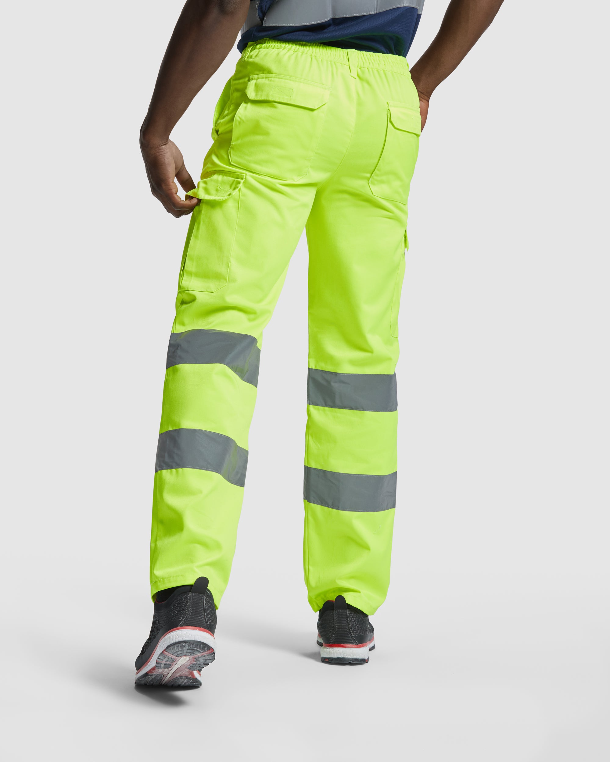 Pantaloni reflectorizanti cu buzunare laterale ALFA