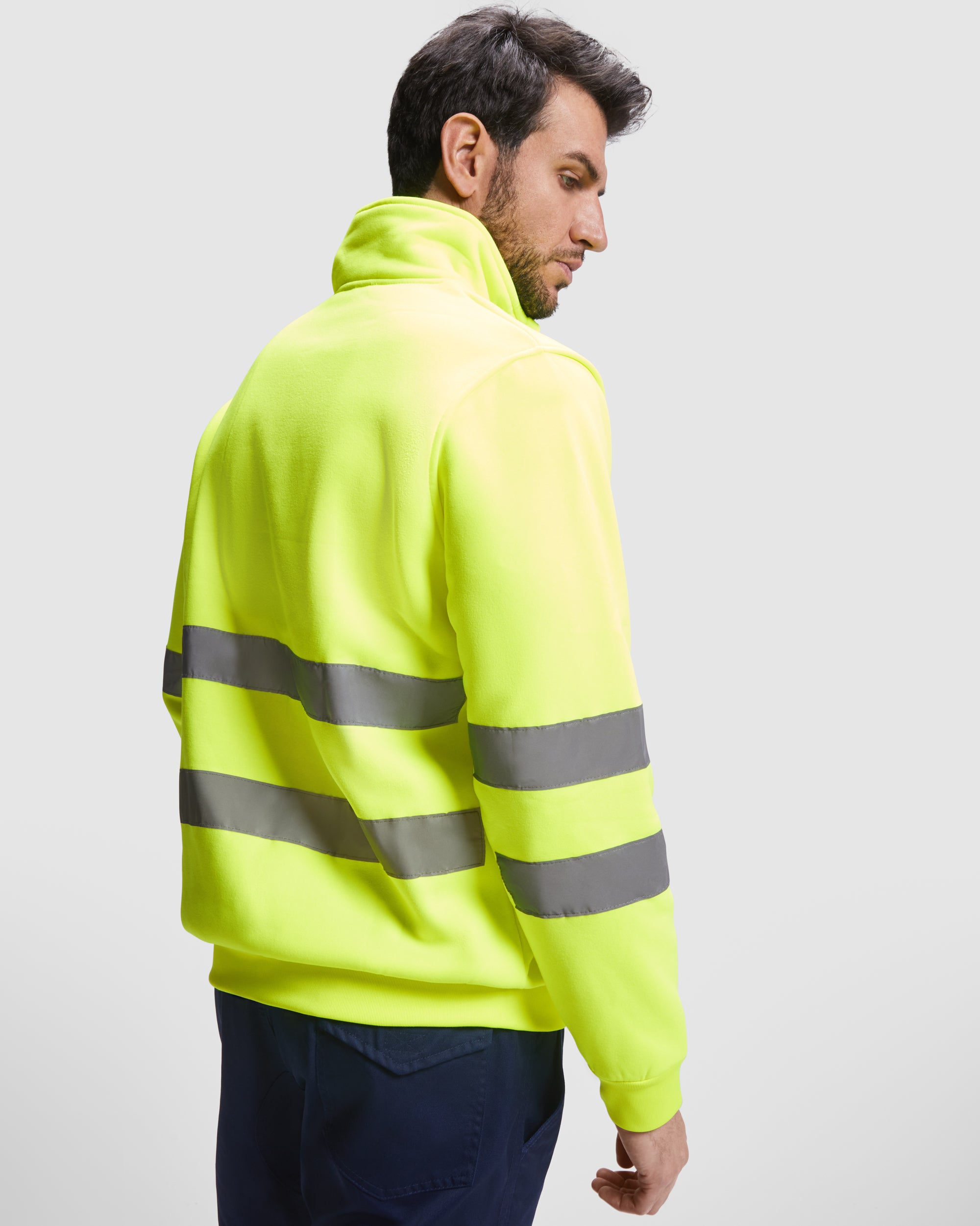 Bluza reflectorizanta cu fermoar SPICA