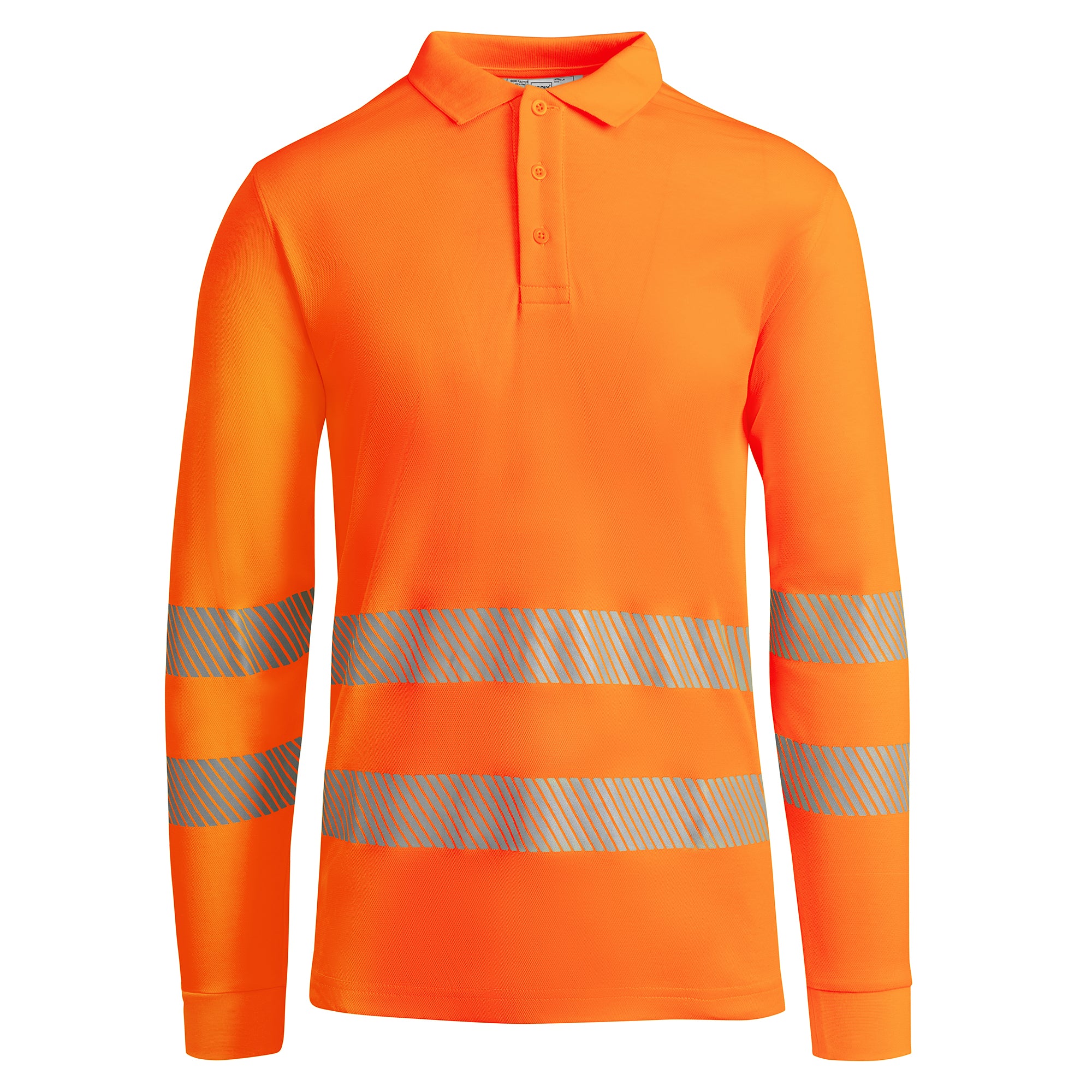 Tricou polo reflectorizant cu maneca lunga ATRIO LS