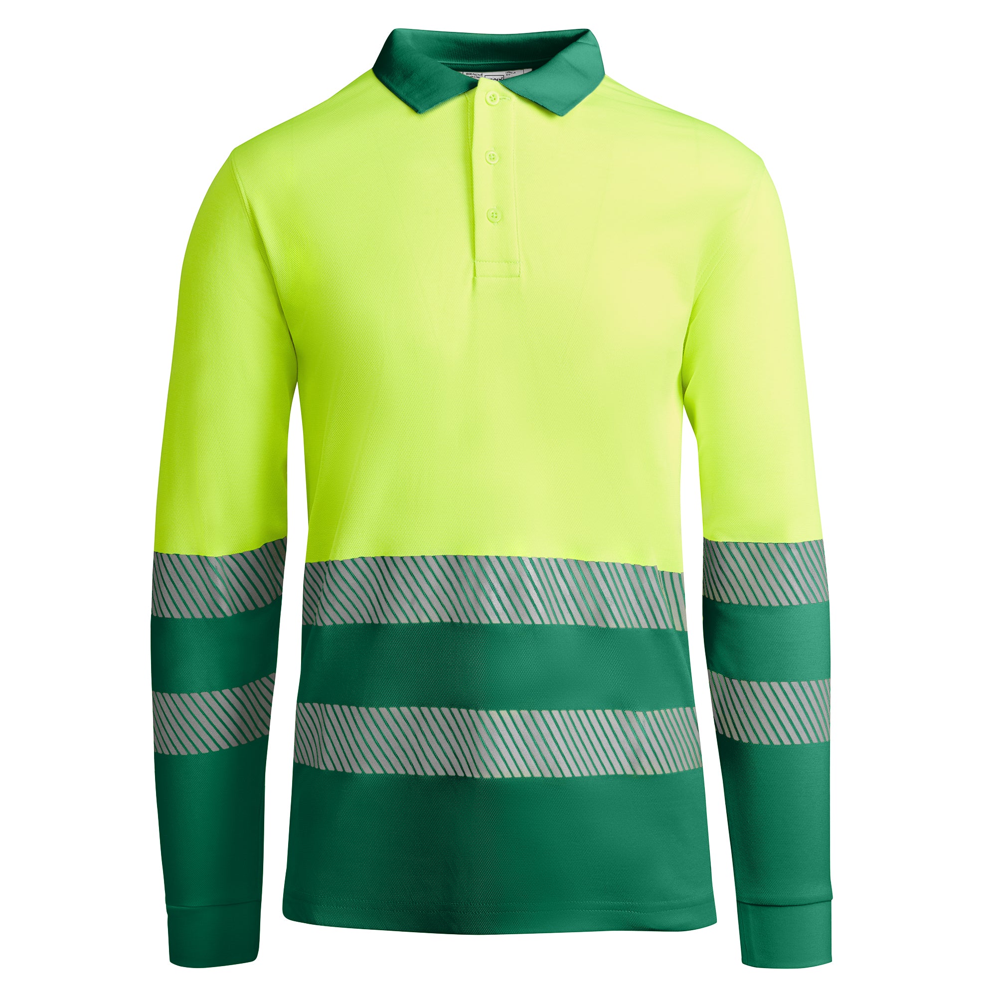Tricou polo reflectorizant cu maneca lunga ATRIO LS
