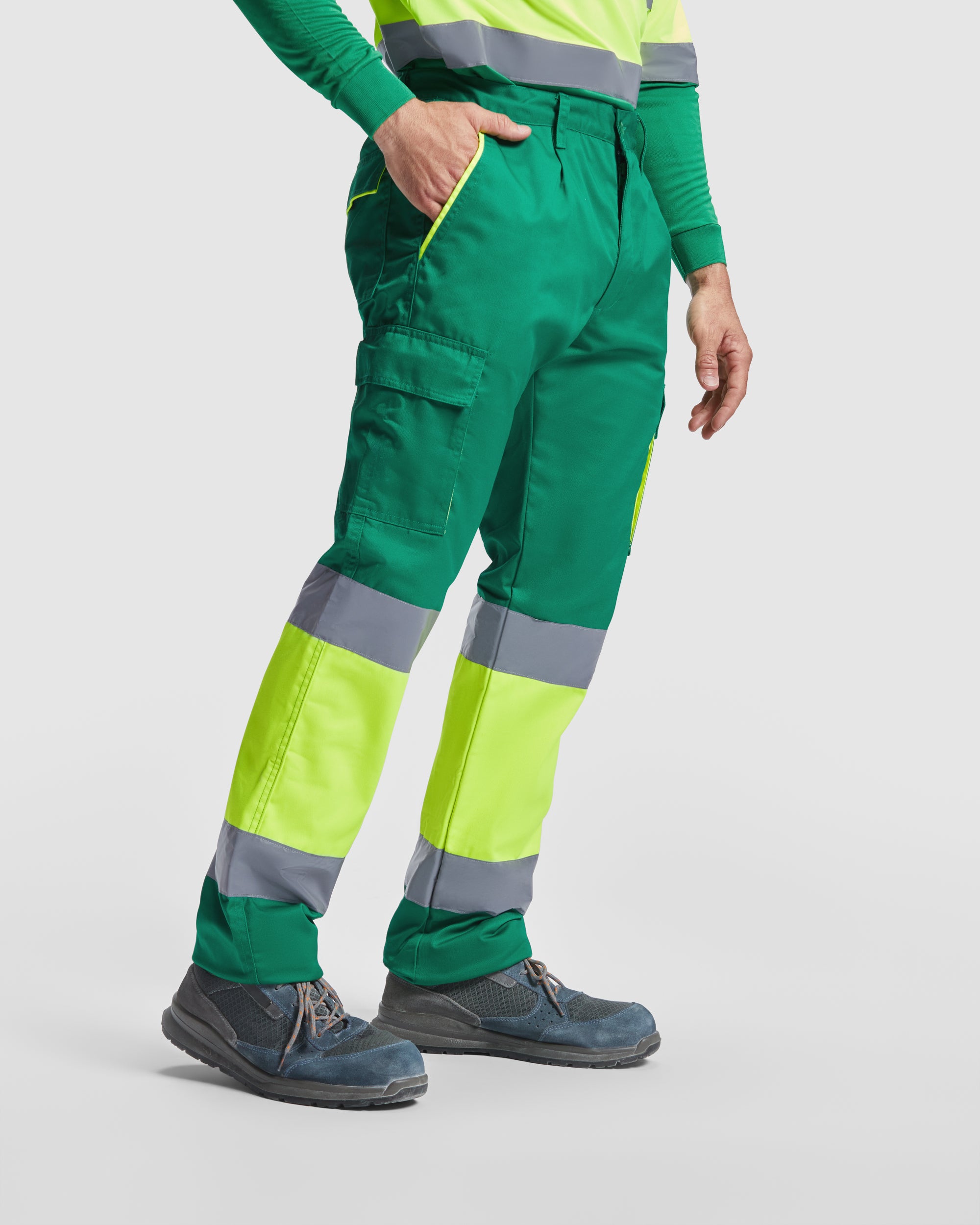 Pantaloni reflectorizanti cu buzunare laterale ENIX
