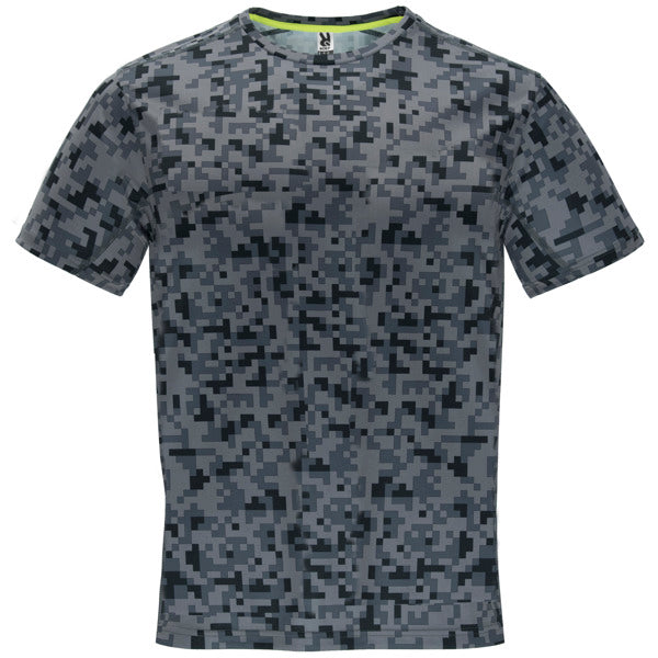 Tricou ASSEN negru pixel - fata