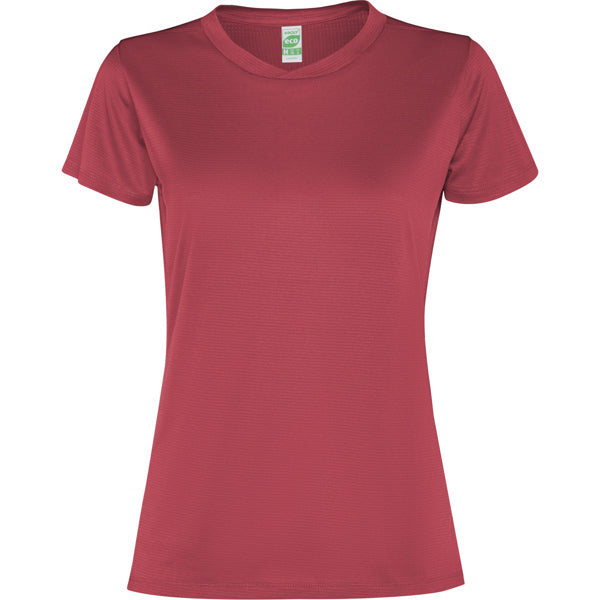 Tricou SLAM WOMAN rosu coacaza - fata