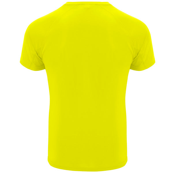 Tricou BAHRAIN galben fluor - spate