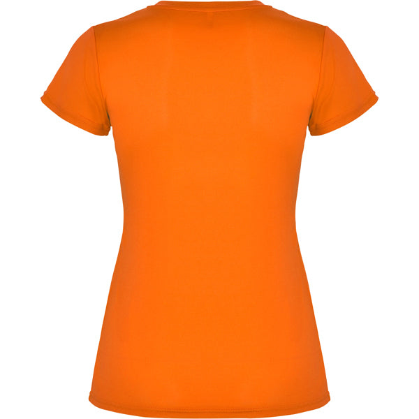 Tricou MONTECARLO WOMAN portocaliu fluor - spate