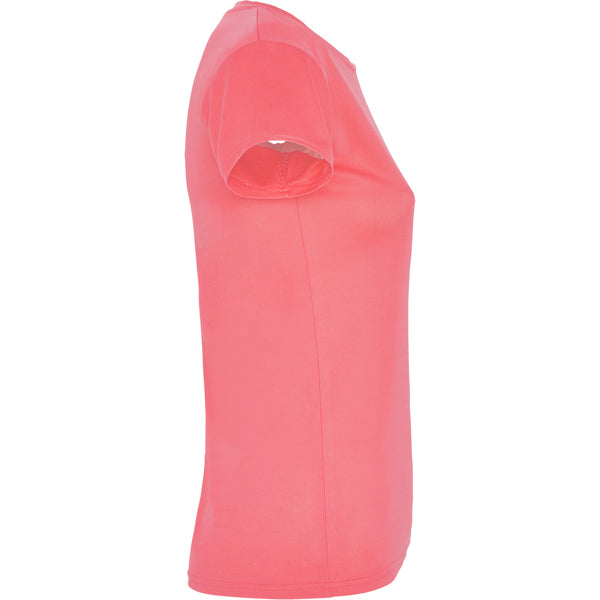 Tricou MONTECARLO WOMAN coral fluor - vedere 4