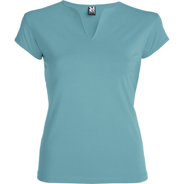 Tricou BELICE albastru dusty - fata