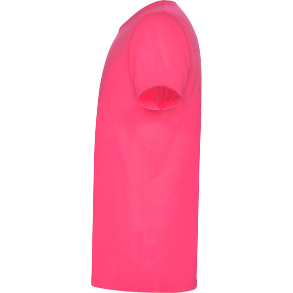 Tricou AKITA roz fluor - vedere 3