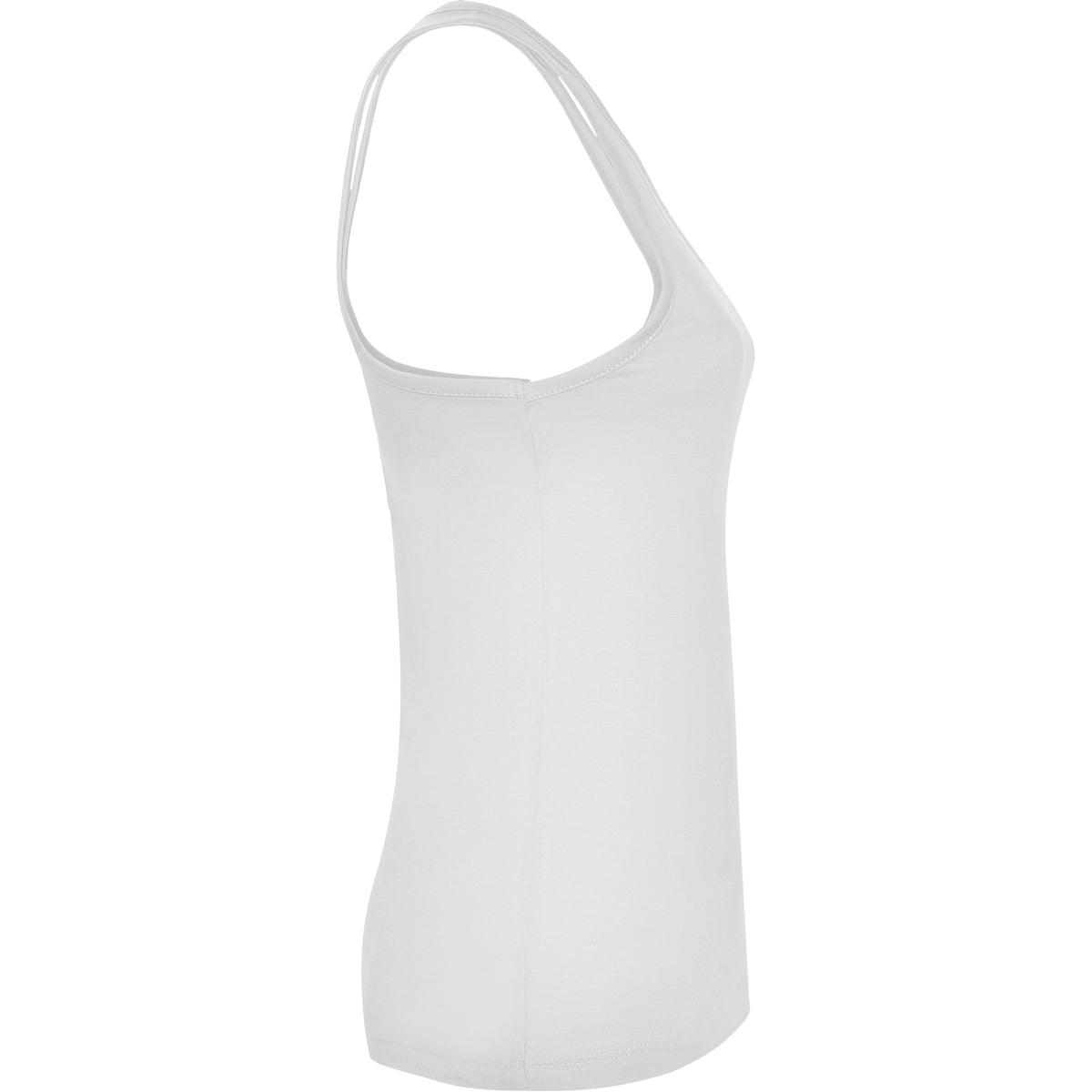 Maiou bumbac cambrat cu spate decupat 160g BRENDA