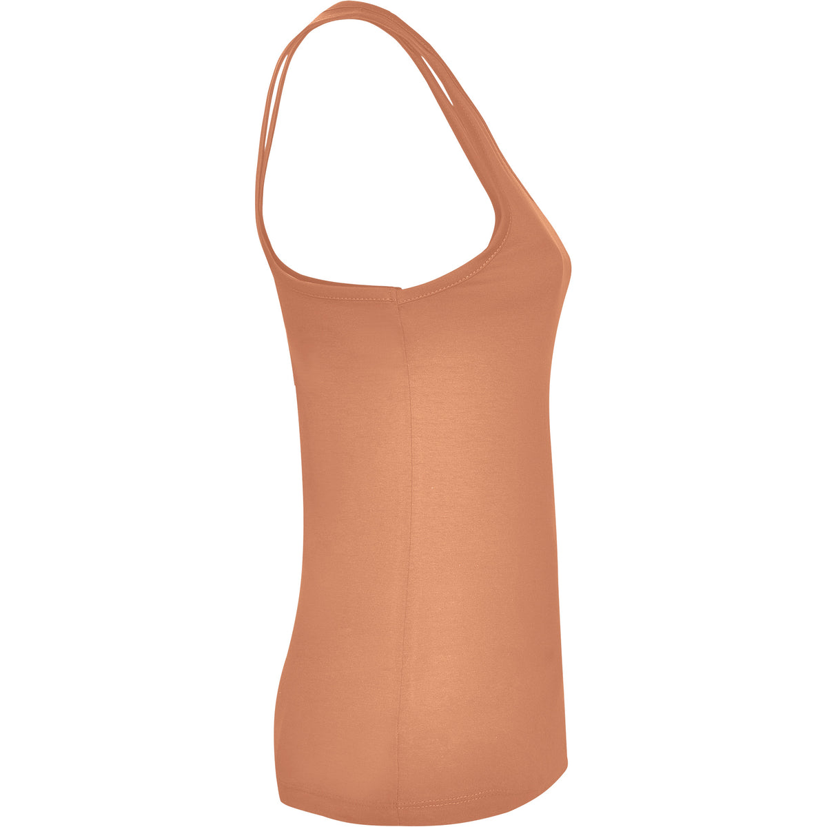 Maiou bumbac cambrat cu spate decupat 160g BRENDA