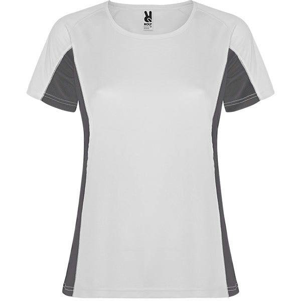 Tricou SHANGHAI WOMAN alb/plumb inchis - fata