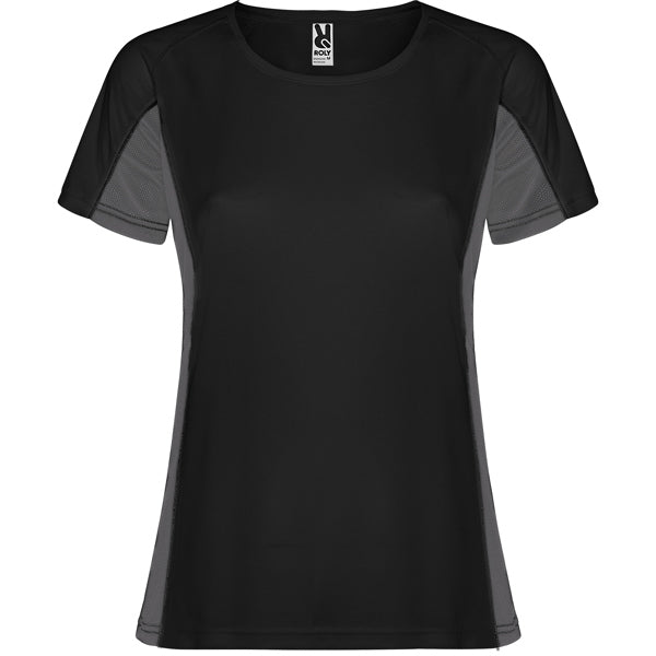 Tricou SHANGHAI WOMAN negru/plumb inchis - fata