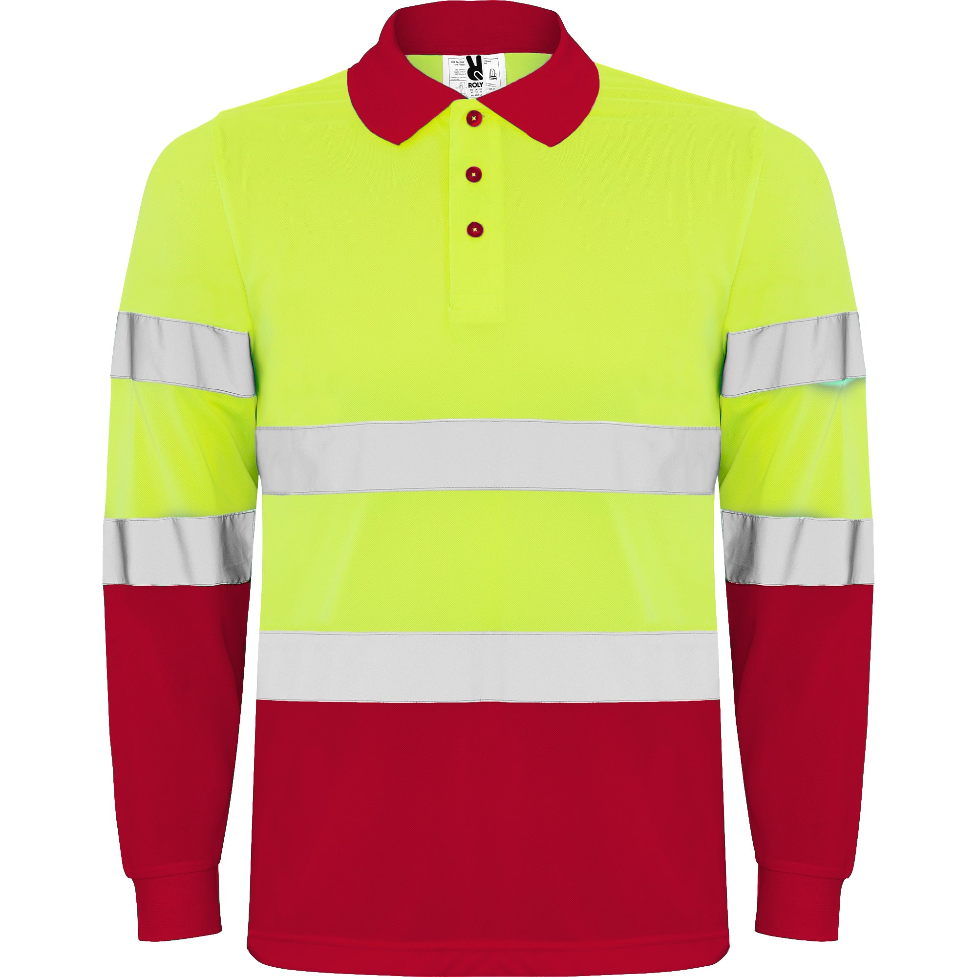 Tricou polo reflectorizant cu maneca lunga POLARIS L/S