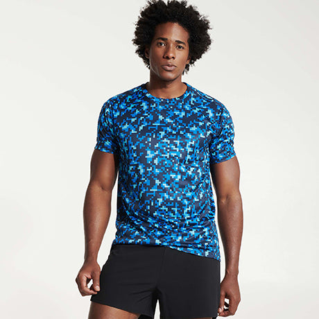 Tricou ASSEN pixel royal - pe model