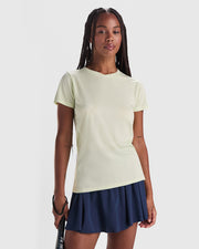 Tricou SLAM WOMAN verde mist - pe model