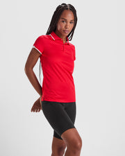 Tricou polo de dama sport din material anti bacterian 140g TAMIL WOMAN