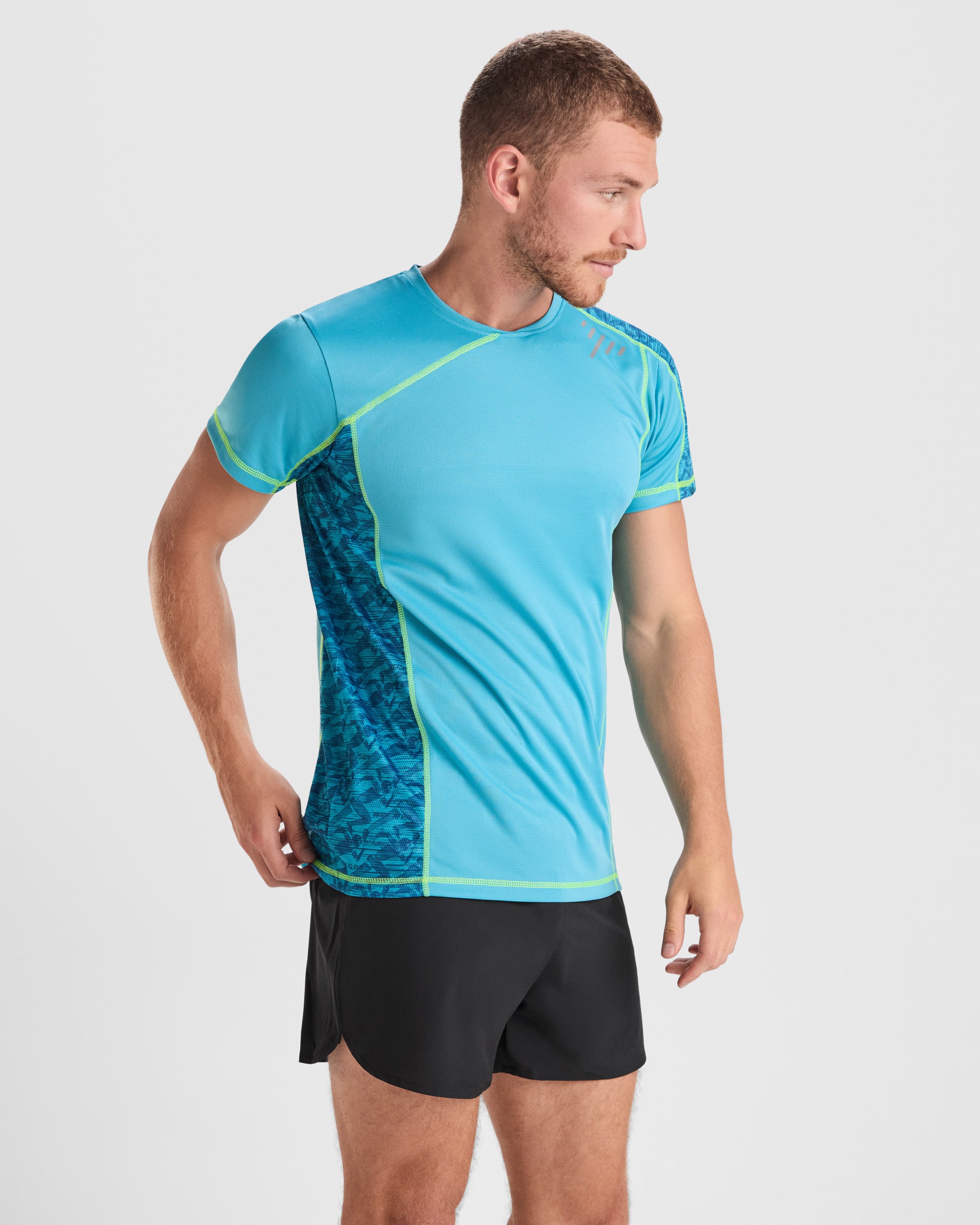 Tricou sport cu panouri imprimate SOCHI