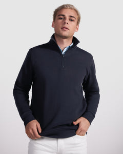Bluza polo cu guler inalt si fermoar ANETO