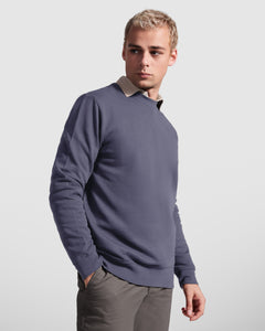 Bluza bumbac cu guler rotund TELENO