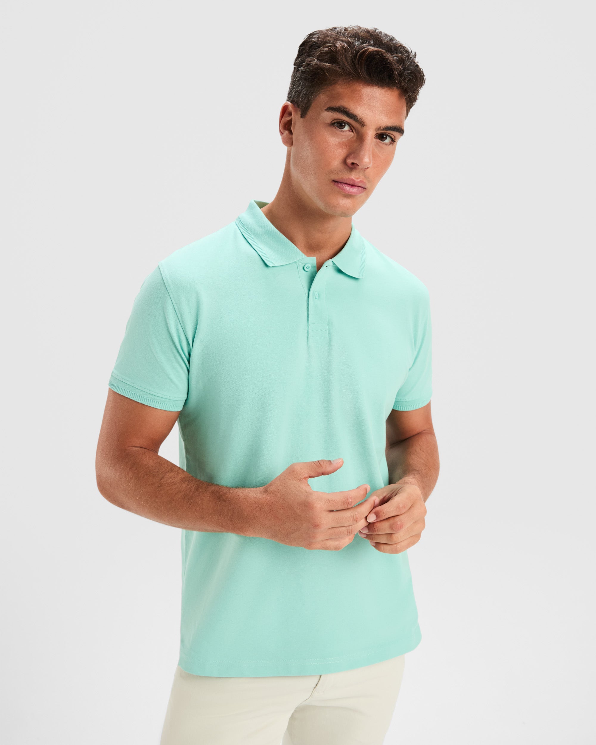 Tricou polo bumbac premium 210g WOS