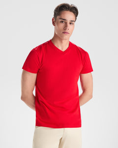 Tricou tubular cu guler V 155g SAMOYEDO