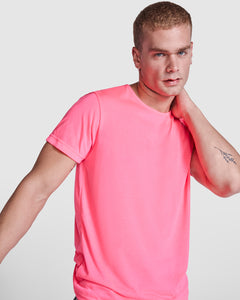 Tricou AKITA roz fluor - pe model