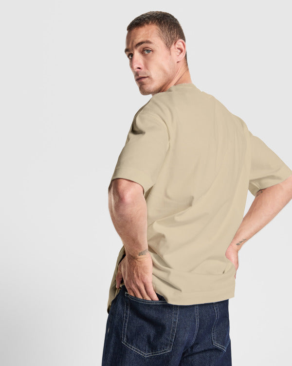 Tricou oversize CHOW - detaliu guler